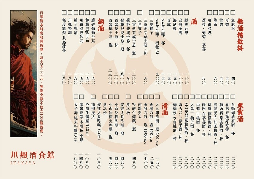 ＊（中山居酒屋）川楓酒食館～一秒就到日本！現炒月見牛烏龍、柚