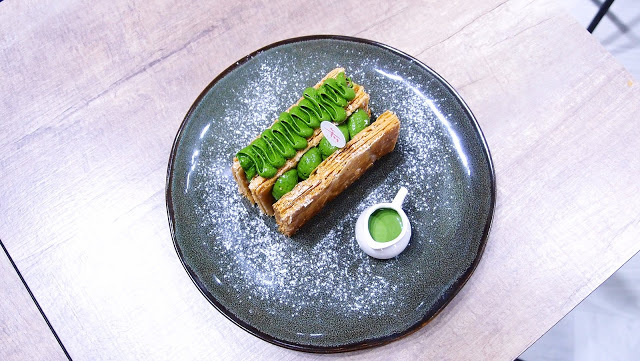 抹茶千層酥,抹茶千層派,午冬甜點