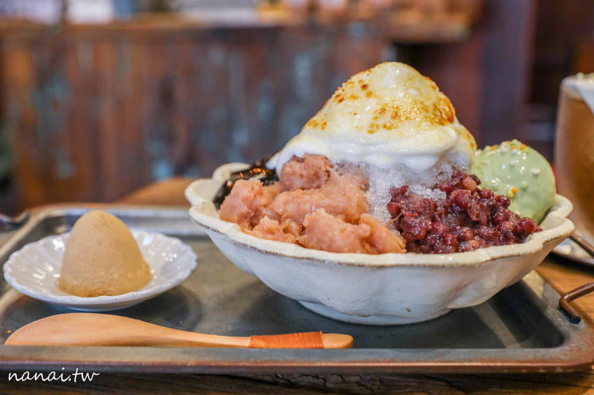 彥仲麵茶三店。麵茶香佐閩南式老屋，藏鹿港老街 奶蓋麵茶刨冰 - Nana愛旅行札記