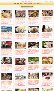 海綿飽飽的鳳梨城堡的美食牆