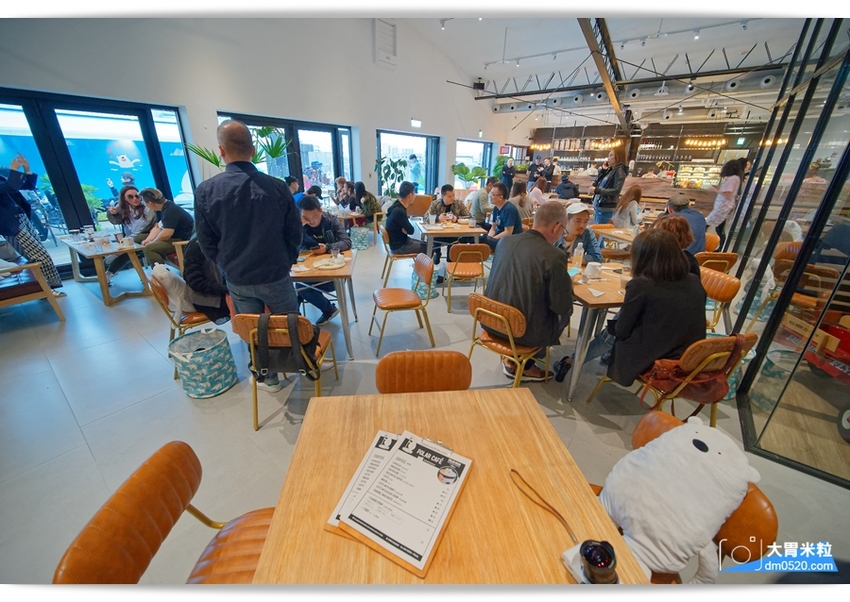 大胃米粒(台北西門町咖啡廳推薦)POLAR CAFE 西門旗艦店,北極熊主題咖啡廳,寶拉熊泡牛奶浴~灑上玫瑰花瓣可愛又浪漫！全天候提供早午餐/甜點,捷運西門站美食, - 大胃米粒 DAVID &