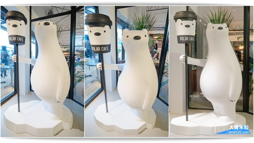 大胃米粒(台北西門町咖啡廳推薦)POLAR CAFE 西門旗艦店,北極熊主題咖啡廳,寶拉熊泡牛奶浴~灑上玫瑰花瓣可愛又浪漫！全天候提供早午餐/甜點,捷運西門站美食, - 大胃米粒 DAVID &