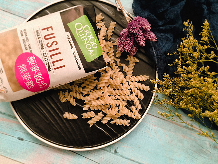 GOGO QUINOA有機義大利麵螺旋麵 GOGO QUINOA,有機紅藜麥,有機米藜麥Q穀片,我不是他媽媽,藜麥粉,穀粉,糙米,黑米,有機藜麥,八寶米,有機食品,宅配美食,精力湯