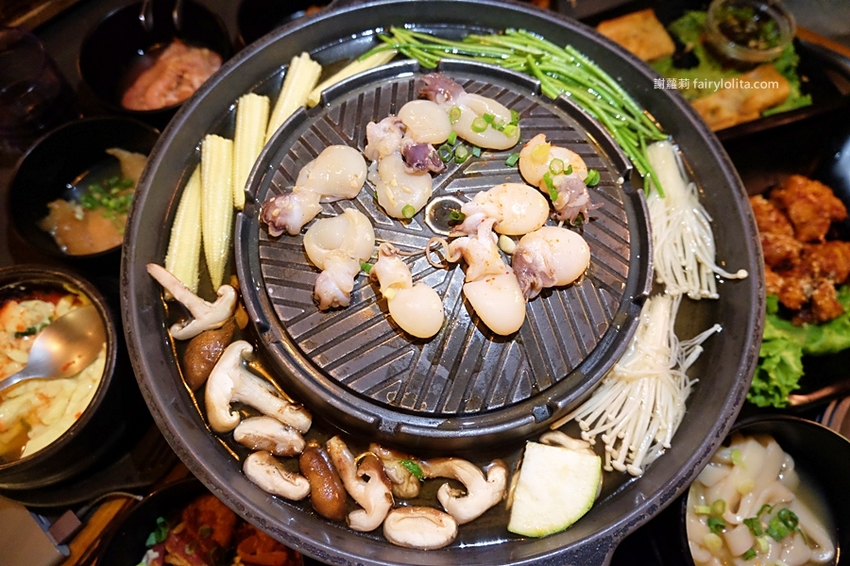 BINGU賓屋韓國食堂。只要358元,超狂韓式銅盤烤肉吃到飽,最多享近50道食材任你挑! @蹦啾♥謝蘿莉 La vie heureuse