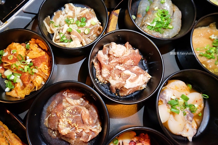 BINGU賓屋韓國食堂。只要358元,超狂韓式銅盤烤肉吃到飽,最多享近50道食材任你挑! @蹦啾♥謝蘿莉 La vie heureuse