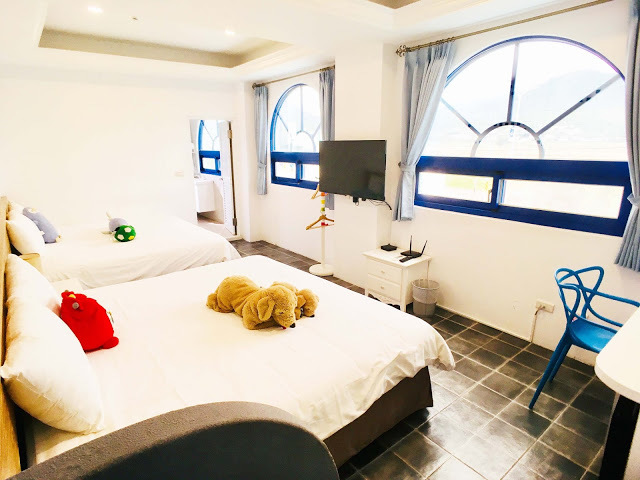 [墾丁住宿] 小迷鹿 Cest La Vie Villa｜來去恆春住地中海風格白色城堡，童趣精緻套房孩子超愛，石頭彩繪親子DIY留下南國美好回憶！