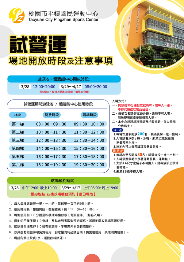 桃園平鎮景點-平鎮國民運動中心-南勢也有國民運動中心了，三個禮拜試營運免費，大家來運動吧!!! @民宿女王芽月-美食.旅遊.全台趴趴走