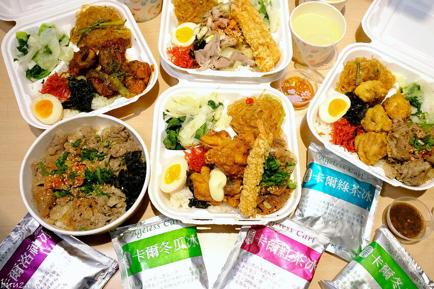 文青餐盒新菜單上市，人人有丼吃，便當雙主菜、三主菜好豐盛，外帶外送滿五個就有折扣！