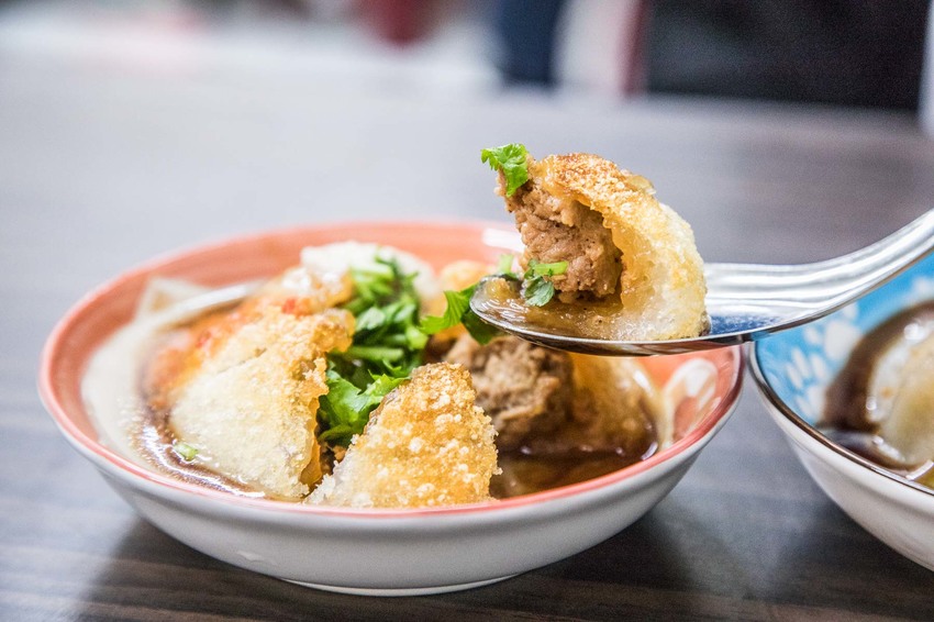 中壢銅板小吃：現炸脆皮肉圓/ WalkerLand窩客島整理提供 未經許可不可轉載