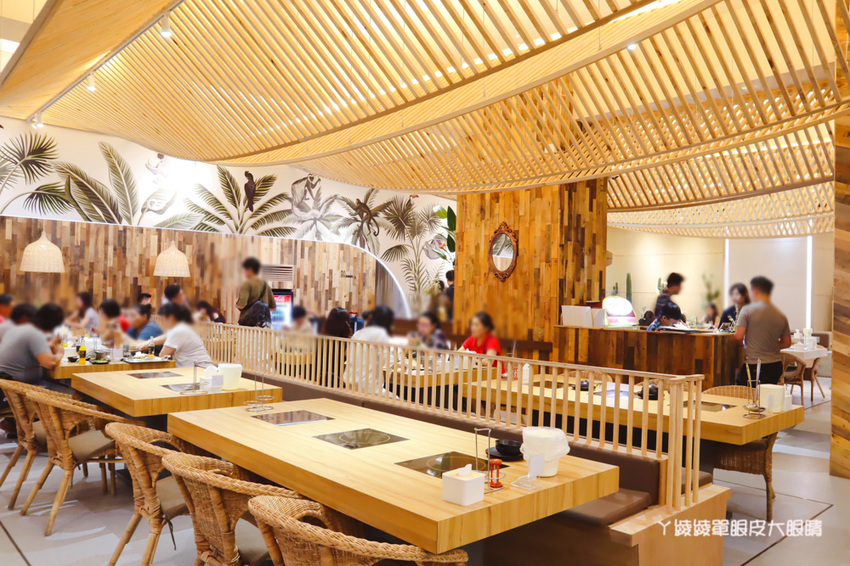 台南火鍋推薦花花世界鍋物-火鍋界中的唯一奇葩！宵夜就吃台南新開幕美得冒泡叢林風的鍋物店