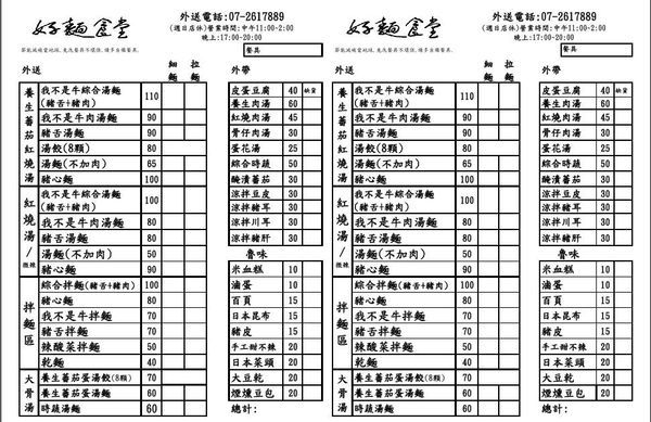 高雄美食||好麵食堂-做好麵，食好麵。很實在的蕃茄湯頭 ||新興區