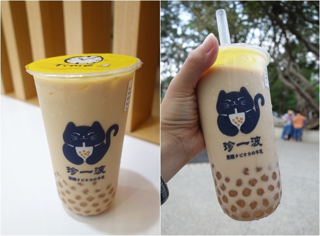 珍一波 大遠百好喝手搖飲 黑糖珍珠鮮奶 奶蓋 新竹手搖飲推薦 (7)