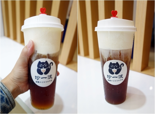 珍一波 大遠百好喝手搖飲 黑糖珍珠鮮奶 奶蓋 新竹手搖飲推薦 (6)