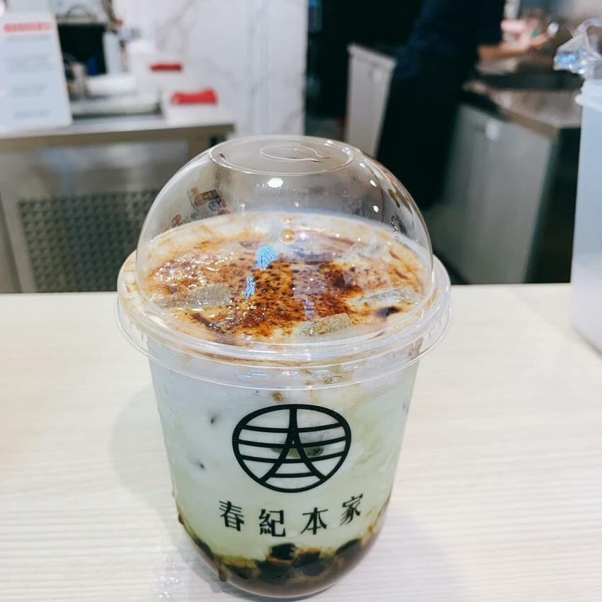 【手炒黑糖粉圓】春紀本家 令人驚豔的炙燒黑糖粉圓!Q彈濃郁好好吃