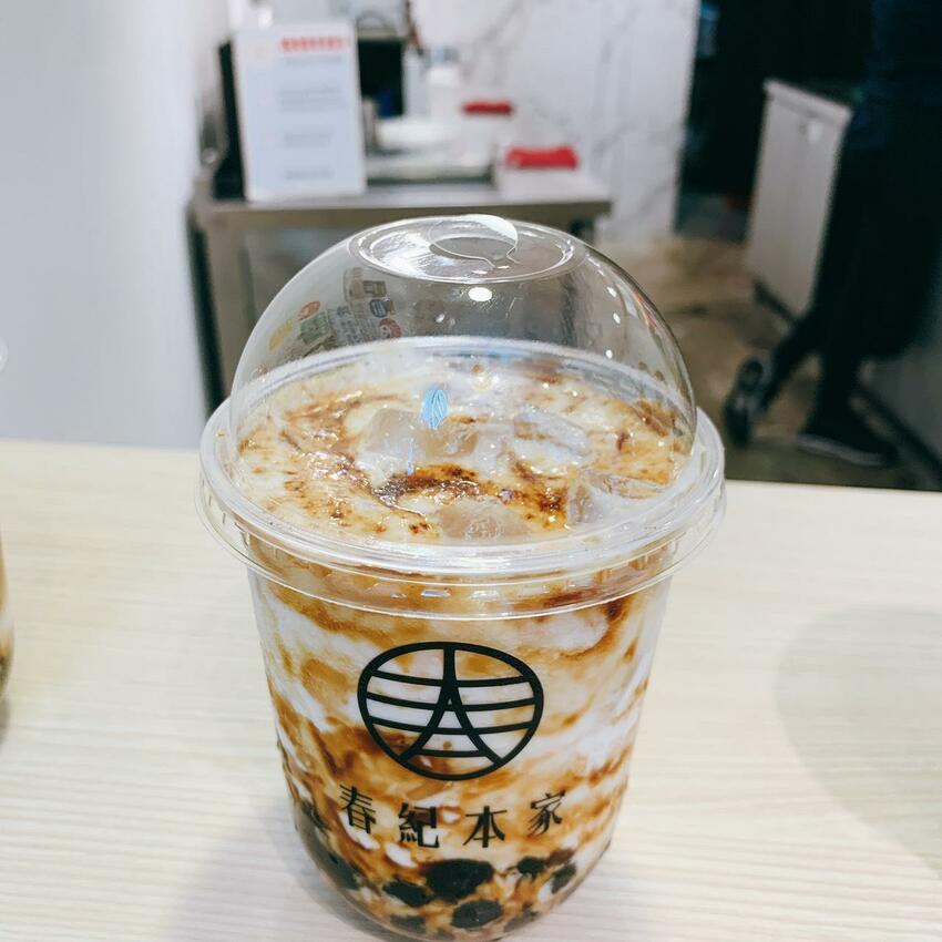 【手炒黑糖粉圓】春紀本家 令人驚豔的炙燒黑糖粉圓!Q彈濃郁好好吃