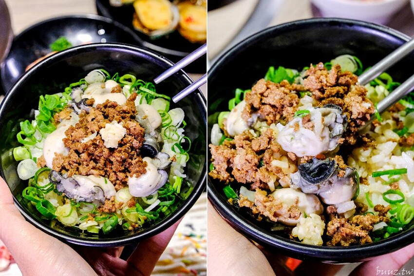 炭火燒肉上百種食材吃到飽,羊角炭火燒肉猛點和牛、牛舌、紅蝦就夠本,生魚片、牡蠣也隨你吃!