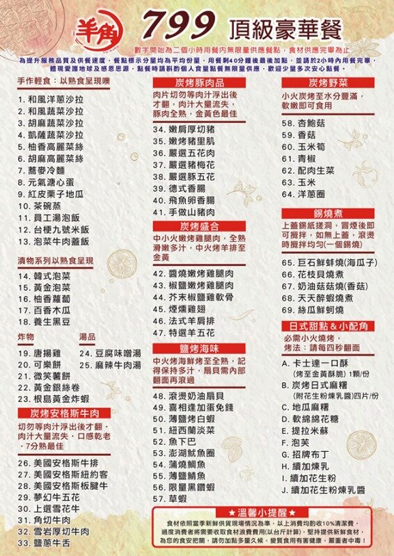 台中少見的機器人燒肉店,近百種食材,日本和牛任你吃到飽!