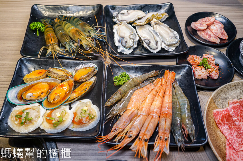 羊角炭火燒肉 | 台中燒肉吃到飽！日本A5和牛、百種食材無限供應。 - 螞蟻幫的櫥櫃