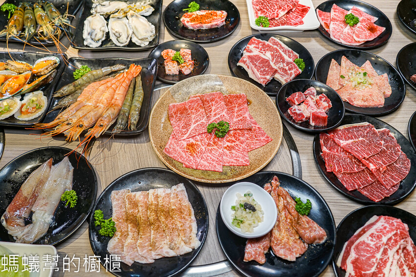 羊角炭火燒肉 | 台中燒肉吃到飽！日本A5和牛、百種食材無限供應。 - 螞蟻幫的櫥櫃