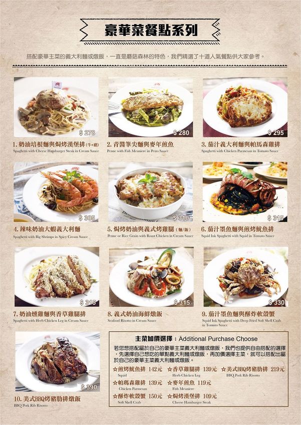 [台北聚餐餐廳推薦] 蘑菇森林義式餐廳 數十種義式料理 夢幻的森林空間 鄰近台北車站 - 安妮的天空