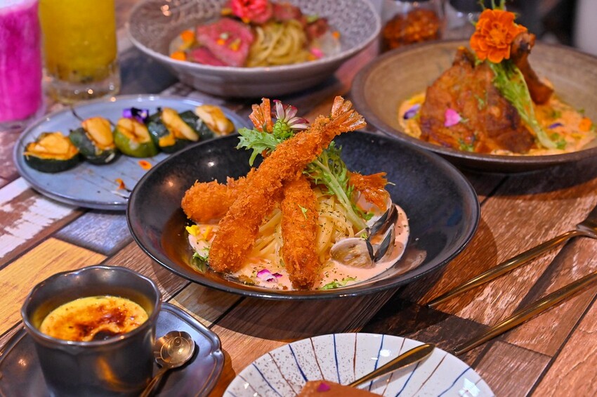 台中逢甲義大利麵超美擺盤大份量推薦 8種自製熬煮醬汁 自製千層蛋糕不用百元好吃 瑰覓GuiMi逢甲