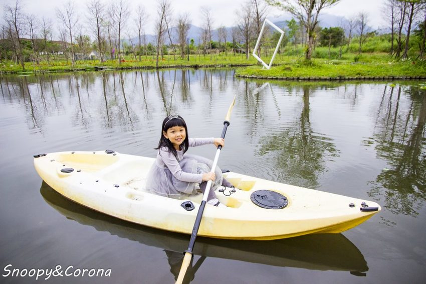 【住宿.宜蘭】宜蘭員山包棟民宿/十六崁民宿~佔地寬廣、生態豐富,划船、餵魚、烤肉,還有落羽松小徑