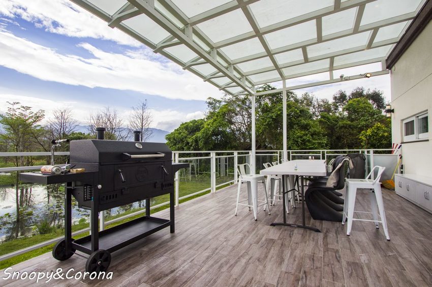 【住宿.宜蘭】宜蘭員山包棟民宿/十六崁民宿~佔地寬廣、生態豐富,划船、餵魚、烤肉,還有落羽松小徑