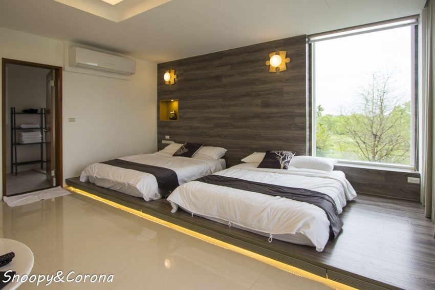 【住宿.宜蘭】宜蘭員山包棟民宿/十六崁民宿~佔地寬廣、生態豐富,划船、餵魚、烤肉,還有落羽松小徑