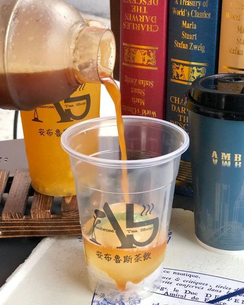 【安布魯斯茶飲】生活美學風格的飲料店｜玫瑰茶｜手沖咖啡｜濾掛咖啡｜雞蛋糕