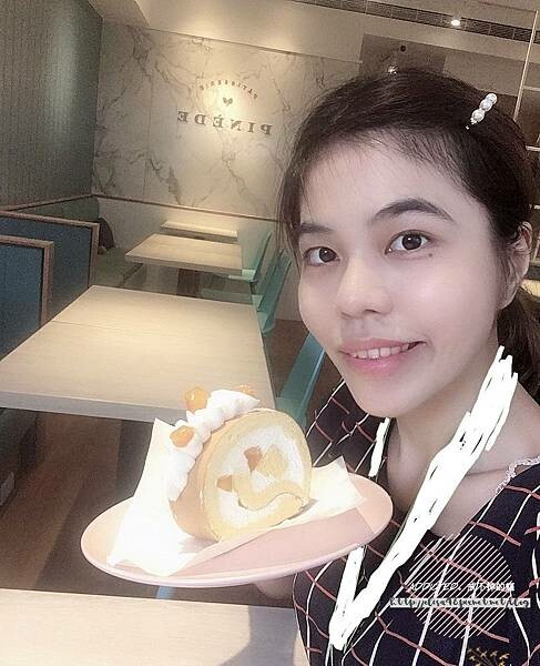 台北信義-[PINEDE 彼內朵] 捷運市政府站1號出口旁，來自日本名古屋知名甜點品牌，夏季限定芒果蛋糕，法式夢幻風台北下午茶推薦