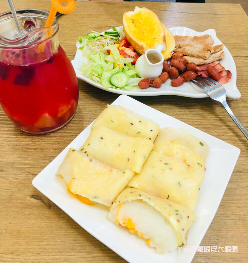 新竹早午餐也有鍋燒意麵！中南部朋友期待的小肉豆在覓食早午餐！阿惠冰店旁