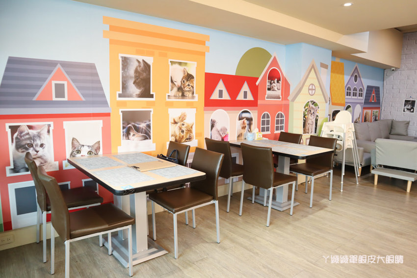 新竹竹北親子餐廳推薦流浪貓香草義式廚房,新開幕寶可夢主題美食餐廳!貓奴們快來找主子