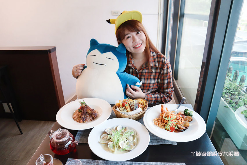 竹北平價美食餐廳推薦流浪貓香草義式廚房,竹北新開幕寶可夢主題美食餐廳!貓奴們快來找主子