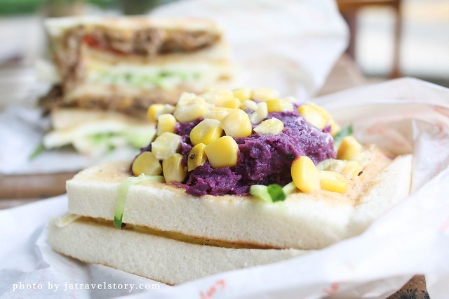 炭金嗑棧 炭烤三明治40元起,紫地瓜三明治有特色!【捷運南京復興】 @J&A的旅行