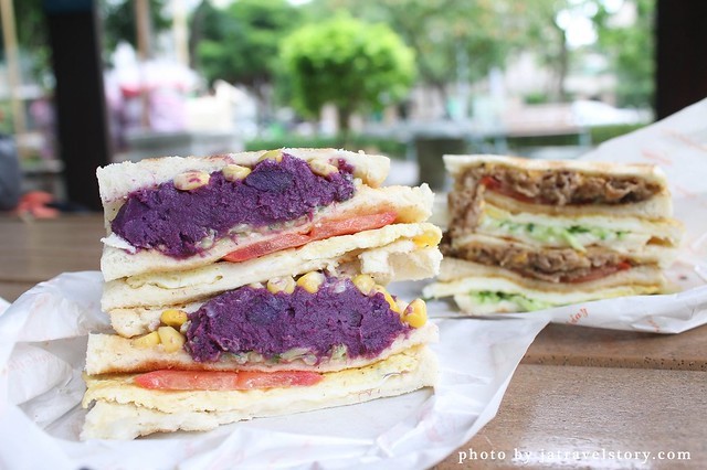 炭金嗑棧 炭烤三明治40元起,紫地瓜三明治有特色!【捷運南京復興】 @J&A的旅行