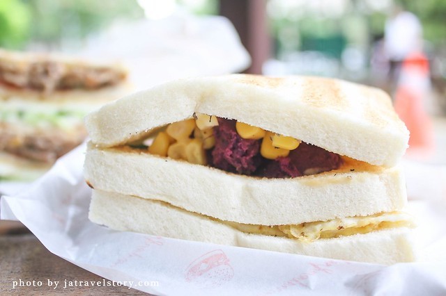 炭金嗑棧 炭烤三明治40元起,紫地瓜三明治有特色!【捷運南京復興】 @J&A的旅行