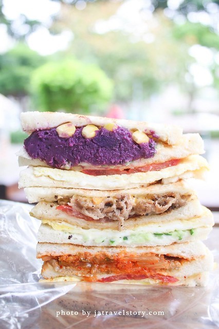 炭金嗑棧 炭烤三明治40元起,紫地瓜三明治有特色!【捷運南京復興】 @J&A的旅行