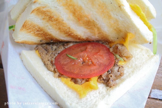 炭金嗑棧 炭烤三明治40元起,紫地瓜三明治有特色!【捷運南京復興】 @J&A的旅行