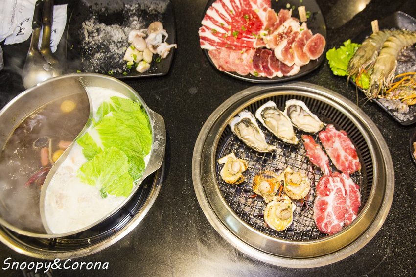 【公館美食】吃到飽餐廳／瓦崎燒烤火鍋～龍蝦、生蠔、和牛、伊比利梅花豬，還有啤酒免費暢飲