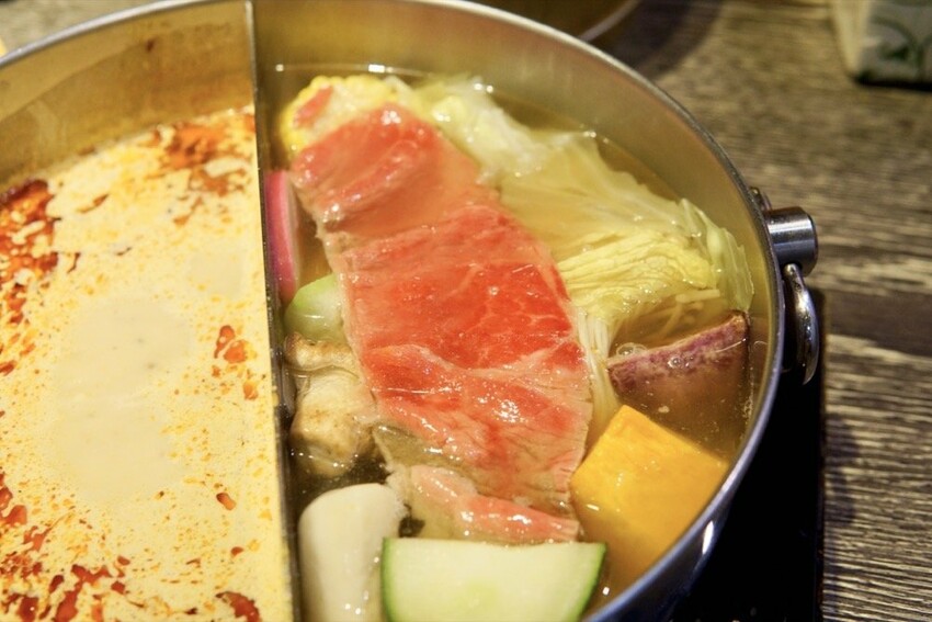 中壢火鍋推薦-上官木桶鍋|頂級海鮮與超好吃和牛霜降肉片,桃園必吃火鍋推薦!