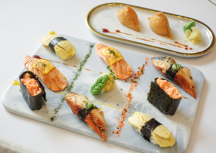 [高雄]Timeless Taste食光約定創意日式料理-壽司九宮格任你搭~高C/P值網美風日式壽司店 - 美食好芃友