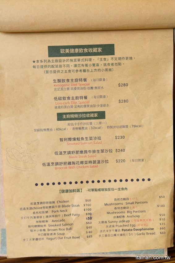 台南私廚味的異國風早午餐「旅圖MAP LAB Kitchen 無國界早午餐」還有生酮特餐、低碳特餐好健康! - 台南好Food遊