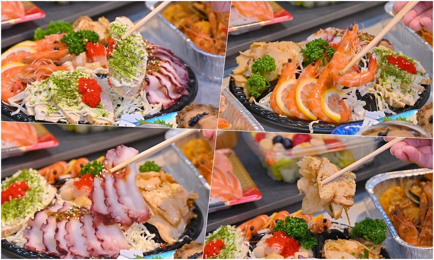 台中市北屯區台中最夯海鮮批發超市 假日海鮮市集巨無霸烤龍蝦必吃/阿布潘水產