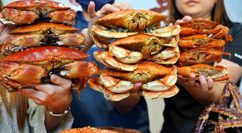 【台中】 阿布潘水產｜就是要霸氣吃蟹，最多秋蟹海鮮市場！超多活體海鮮，美味螃蟹料理，一次滿足老饕味蕾