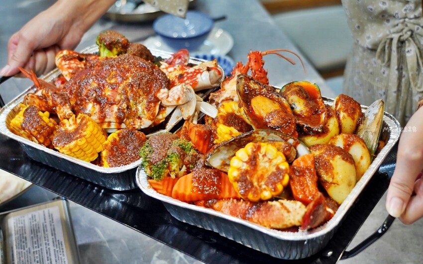 【台中】 阿布潘水產｜就是要霸氣吃蟹，最多秋蟹海鮮市場！超多活體海鮮，美味螃蟹料理，一次滿足老饕味蕾