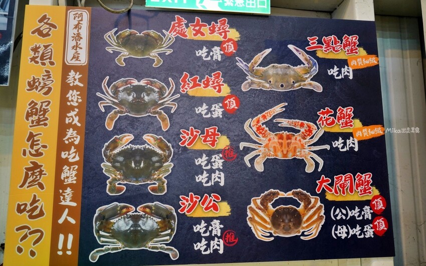 【台中】 阿布潘水產｜就是要霸氣吃蟹，最多秋蟹海鮮市場！超多活體海鮮，美味螃蟹料理，一次滿足老饕味蕾
