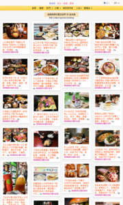 海綿飽飽的鳳梨城堡的美食牆