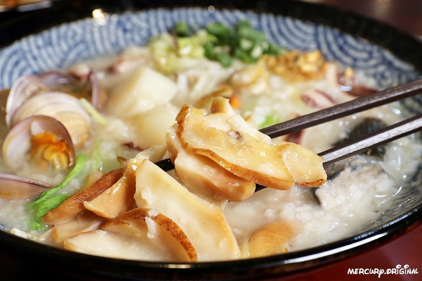 鮑魚干貝海鮮粥