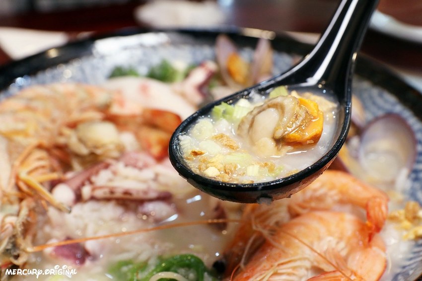 明蝦海鮮粥