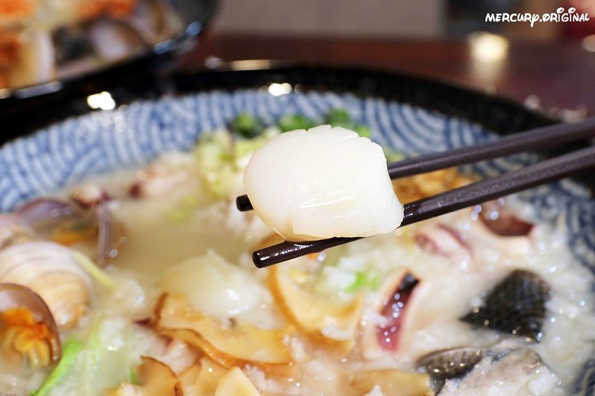 鮑魚干貝海鮮粥